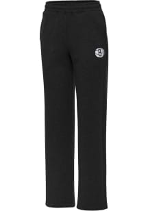 Antigua Brooklyn Nets Womens Victory Black Sweatpants