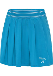 Antigua Atlanta Braves Womens Blue Spring Training Retro Skirt