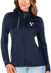 Antigua BYU Cougars Womens Navy Blue Generation Light Weight Jacket