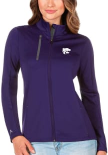 Antigua K-State Wildcats Womens Purple Power Cat Generation Light Weight Jacket