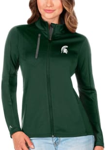 Antigua Michigan State Spartans Womens Green Generation Light Weight Jacket