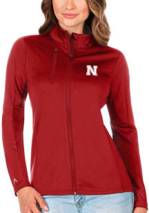 Antigua Nebraska Cornhuskers Womens Red Generation Light Weight Jacket