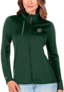 Antigua Ohio Bobcats Womens Green Generation Light Weight Jacket
