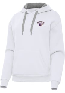 Antigua Western Carolina Womens White Victory Hooded Sweatshirt