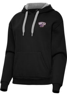 Antigua Western Carolina Womens Black Victory Hooded Sweatshirt