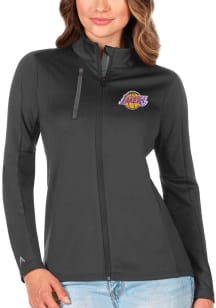 Antigua Los Angeles Lakers Womens Grey Generation Light Weight Jacket