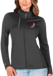Antigua Portland Trail Blazers Womens Grey Generation Light Weight Jacket