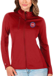 Antigua Detroit Pistons Womens Red Generation Light Weight Jacket