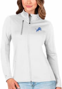 Antigua Detroit Lions Womens White Generation Design Light Weight Jacket