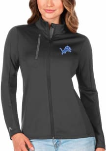 Antigua Detroit Lions Womens Grey Generation Light Weight Jacket