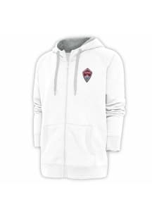 Antigua Colorado Rapids Mens White Victory Long Sleeve Full Zip Jacket