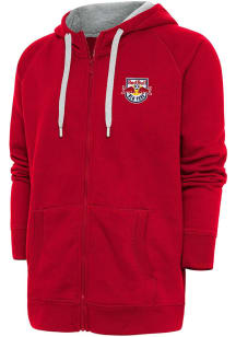 Antigua New York Red Bulls Mens Red Victory Long Sleeve Full Zip Jacket