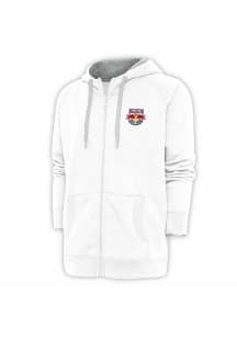Antigua New York Red Bulls Mens White Victory Long Sleeve Full Zip Jacket