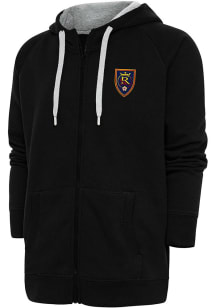 Antigua Real Salt Lake Mens Black Victory Long Sleeve Full Zip Jacket