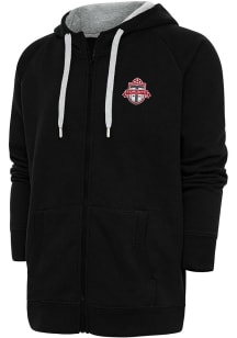 Antigua Toronto FC Mens Black Victory Long Sleeve Full Zip Jacket