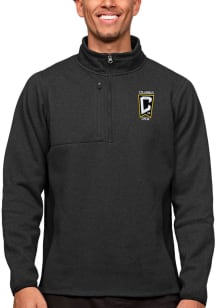 Antigua Columbus Crew Mens Black Course Pullover Jackets