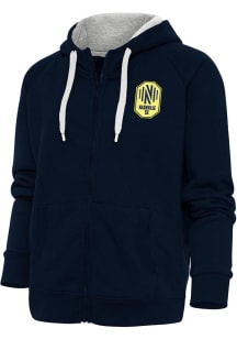 Antigua Nashville SC Womens Navy Blue Victory Long Sleeve Full Zip Jacket