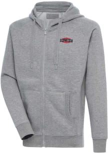 Antigua Rally House Mens Grey Employee Victory Long Sleeve Full Zip Jacket