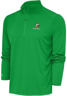 Antigua Oregon Ducks Mens Green Football Tribute Long Sleeve Qtr Zip Pullover