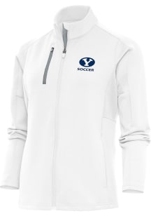 Antigua BYU Cougars Womens White Soccer Generation Light Weight Jacket