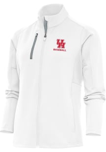 Antigua Houston Cougars Womens White Baseball Generation Light Weight Jacket