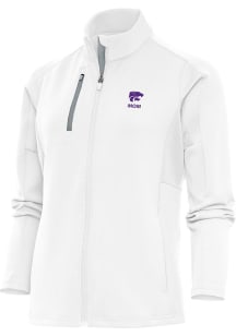 Antigua K-State Wildcats Womens White Mom Generation Light Weight Jacket