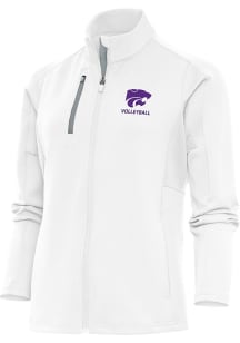 Antigua K-State Wildcats Womens White Volleyball Generation Light Weight Jacket