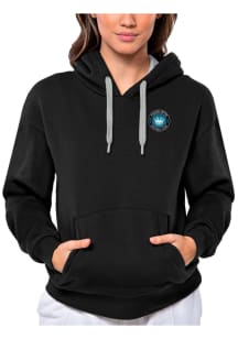 Antigua Charlotte FC Womens Black Victory Hooded Sweatshirt