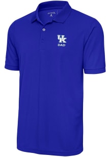 Antigua Kentucky Wildcats Blue Dad Legacy Pique Big and Tall Polo