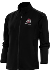 Antigua Ohio State Buckeyes Womens Black Football Generation Light Weight Jacket