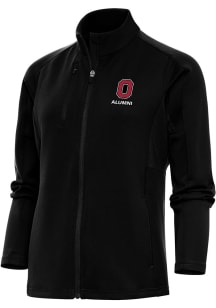 Antigua Ohio State Buckeyes Womens Black Alumni Generation Light Weight Jacket