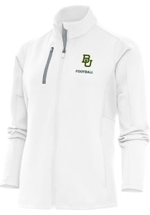 Antigua Baylor Bears Womens White Football Generation Light Weight Jacket
