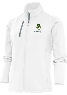 Antigua Baylor Bears Womens White Basketball Generation Light Weight Jacket