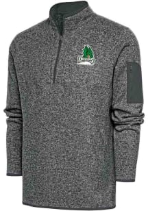 Antigua Dayton Dragons Mens Grey Fortune Long Sleeve Qtr Zip Fashion Pullover