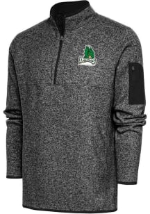 Antigua Dayton Dragons Mens Black Fortune Long Sleeve Qtr Zip Fashion Pullover