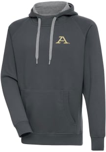 Antigua Akron Zips Mens Charcoal Victory Long Sleeve Hoodie