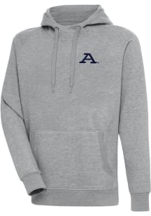 Antigua Akron Zips Mens Grey Victory Long Sleeve Hoodie