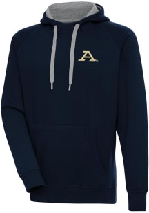 Antigua Akron Zips Mens Navy Blue Victory Long Sleeve Hoodie