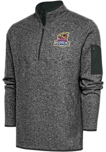Antigua Toledo Mud Hens Mens Grey Fortune Big and Tall Qtr Zip