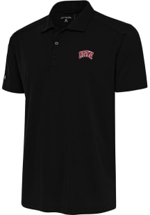Antigua UNLV Runnin Rebels Mens Black Tribute Short Sleeve Polo