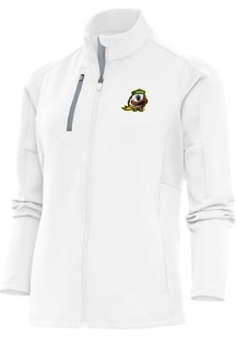 Antigua Oregon Ducks Womens White Generation Light Weight Jacket