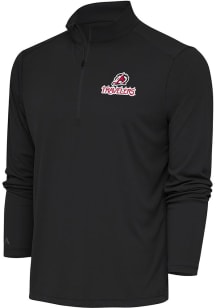 Antigua Arkansas Travelers Mens Grey Tribute Long Sleeve Qtr Zip Pullover