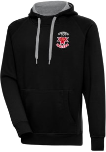 Antigua Indianapolis Indians Mens Black Victory Long Sleeve Hoodie
