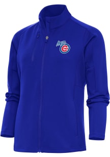 Antigua Iowa Cubs Womens Blue Generation Light Weight Jacket