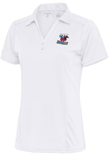 Antigua Wichita Wind Surge Womens White Tribute Short Sleeve Polo Shirt