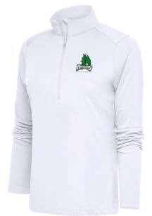 Antigua Dayton Dragons Womens White Tribute Qtr Zip Pullover