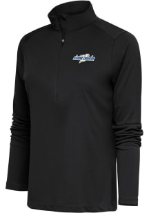 Antigua Omaha Storm Chasers Womens Grey Tribute Qtr Zip Pullover