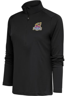 Antigua Toledo Mud Hens Womens Grey Tribute Qtr Zip Pullover