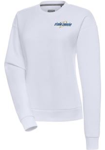 Antigua Omaha Storm Chasers Womens White Victory Crew Sweatshirt