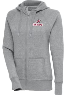 Antigua Arkansas Travelers Womens Grey Victory Long Sleeve Full Zip Jacket